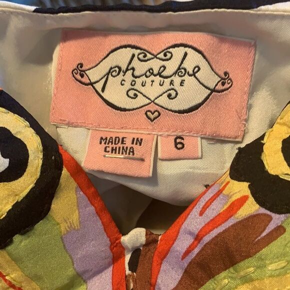 Phoebe Couture B/W Butterfly midi halter silk dress - Picture 5 of 11